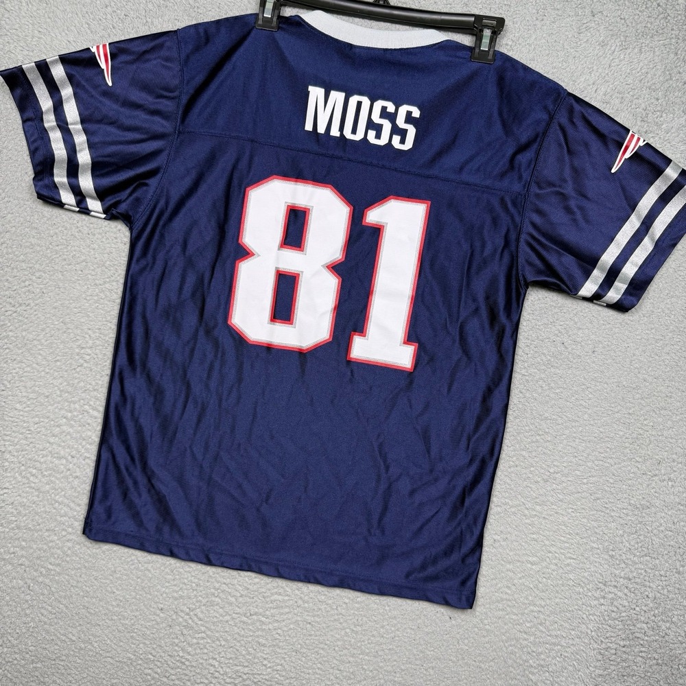 Kids Vintage New England Patriots Randy Moss NFL Jersey
